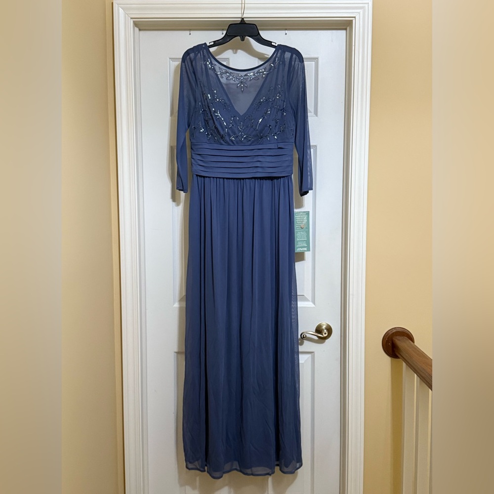 Elegant Blue Evening Dress